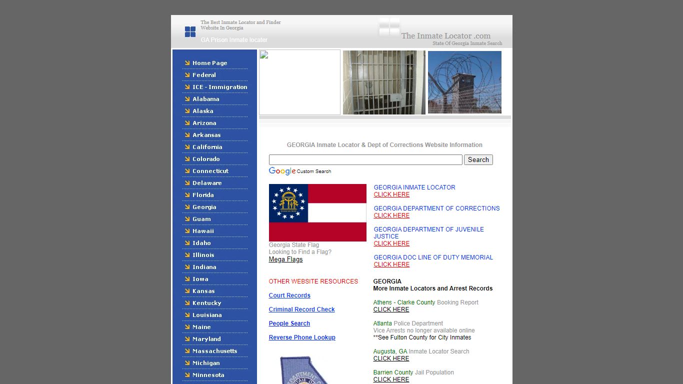 Georgia DOC & Georgia Inmate Locator, find inmates